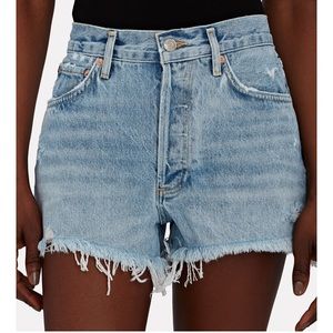 AGOLDE Parker vintage loose fit jean shorts in swapmeet